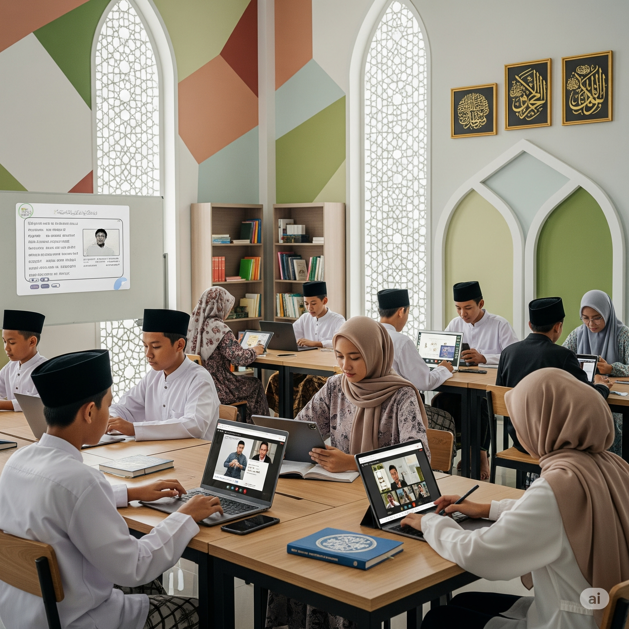 Kegiatan Santri Online